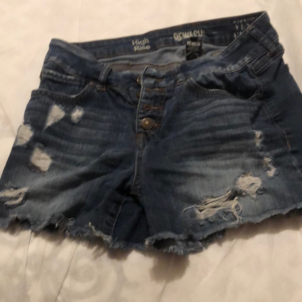 High rise shorts